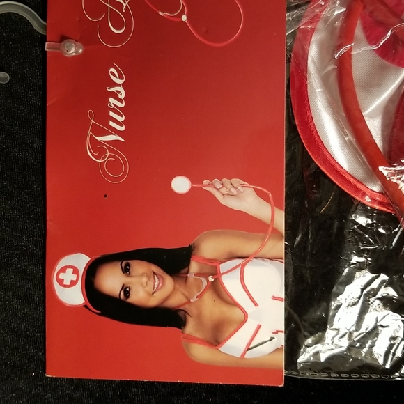 Nurse Costume Accessories 4 pieces - Picture 2 of 7